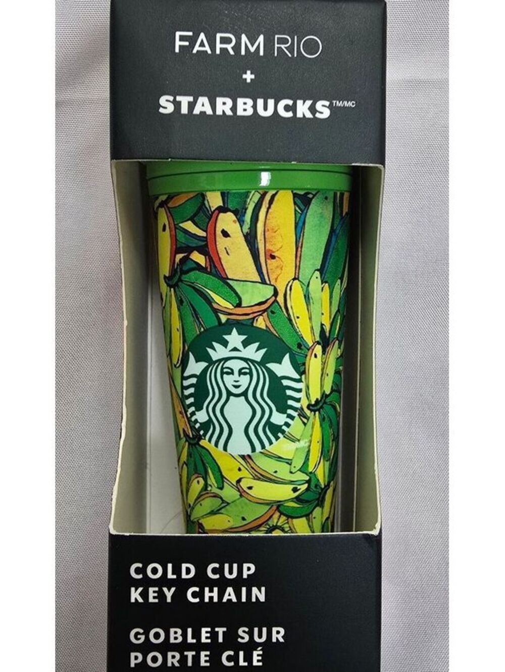 Starbucks Farm Rio Cold Cup Keychain Mini Tumbler 2025 New in Box